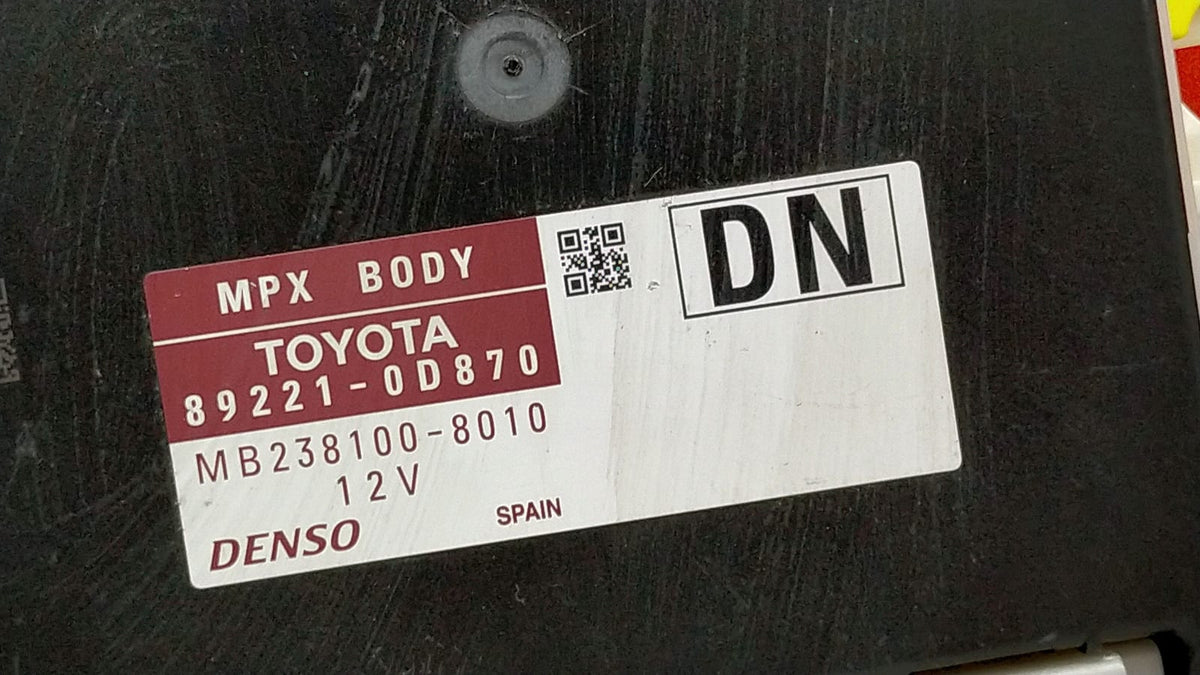 Modulo Confort Toyota Yaris 2019 892210D870 892210D870