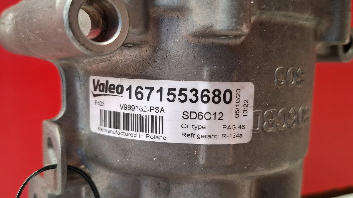 Compresor Aire Acondicionado Citroen C4 2006 1671553680 1671553680