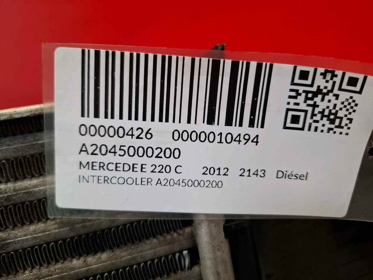 Intercooler Mercedes Clase E 2012 A2045000200