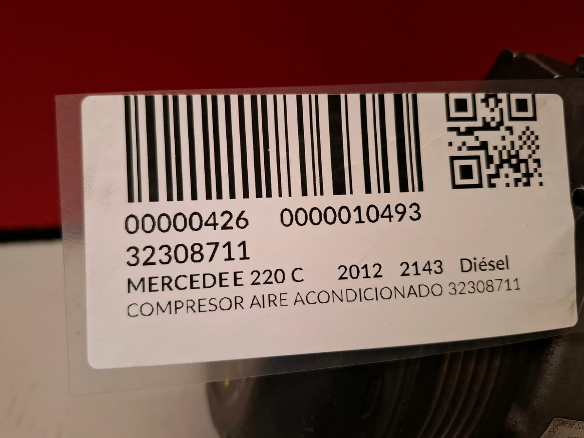 Compresor Aire Acondicionado Mercedes Clase E 2012 32308711