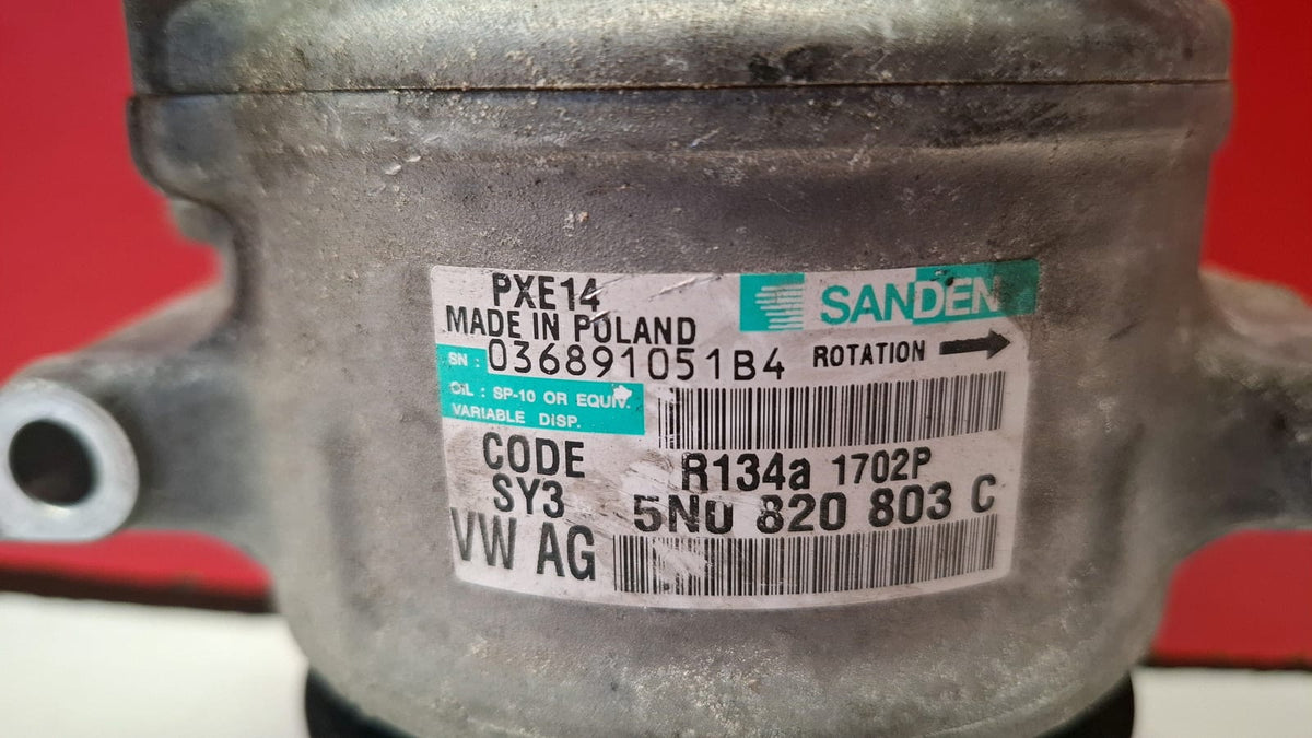 Comresor Aire Acondicionado Audi A3 2011 5N0820803C