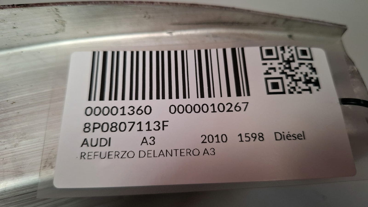 Refuerzo Delantero A3 Audi A3 2010 8P0807113F