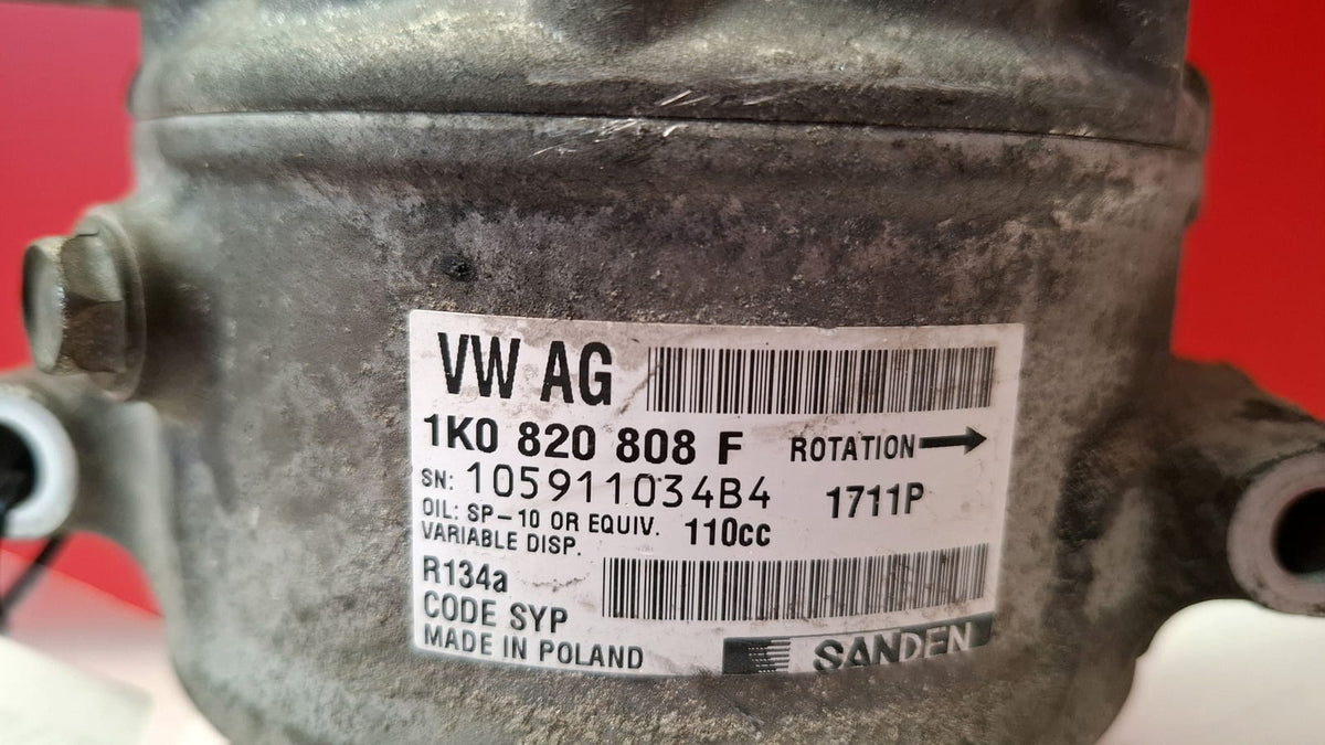 Compresor Aire Acondicionado Volkswagen Passat 2014 1K0820808F 1K0820808F