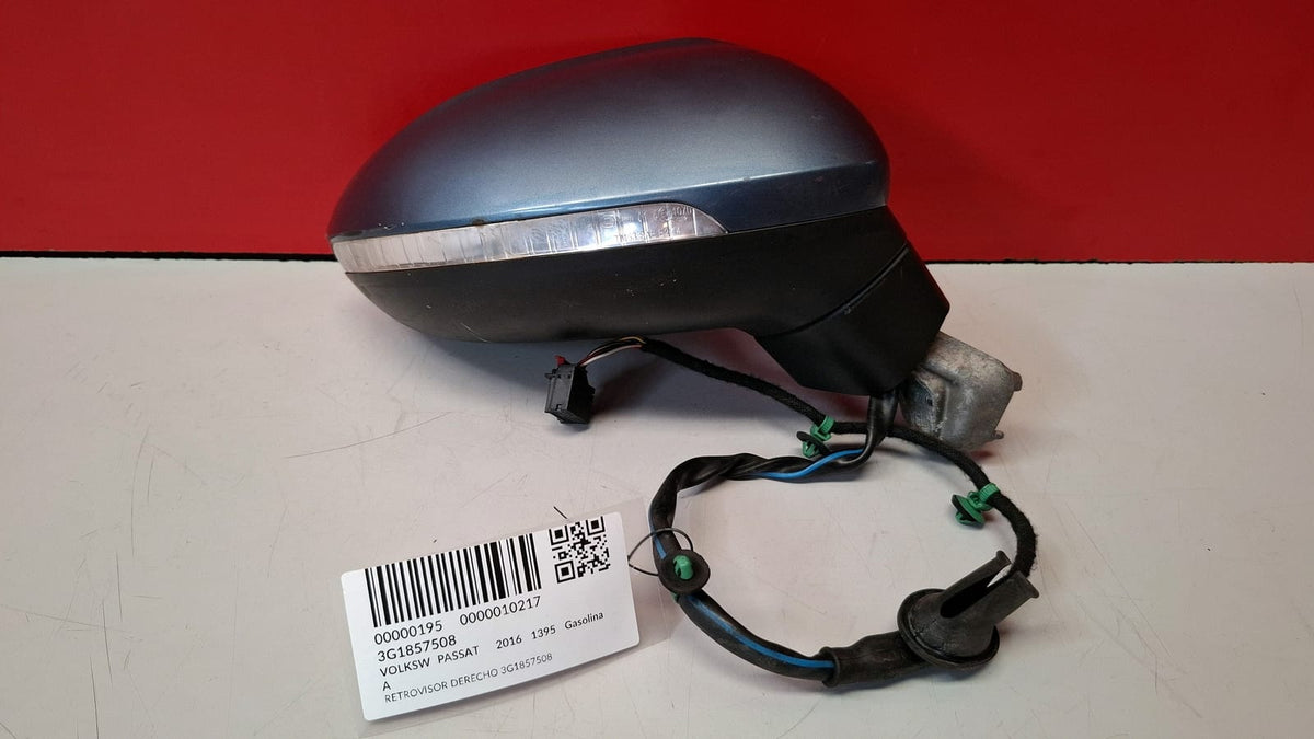 Retrovisor Derecho Volkswagen Passat 2016 3G1857508 3G1857508