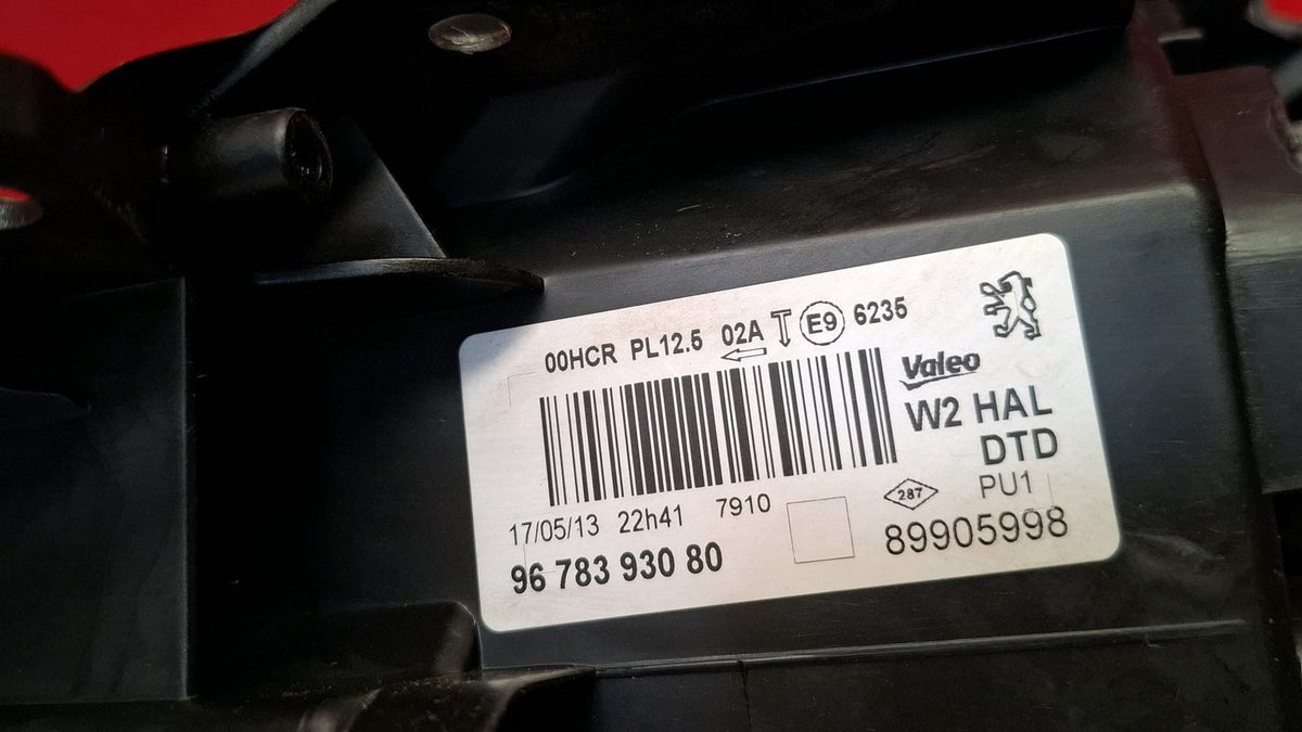 Faro Delantero Derecho Peugeot 508 2013 9678393080 9678393080