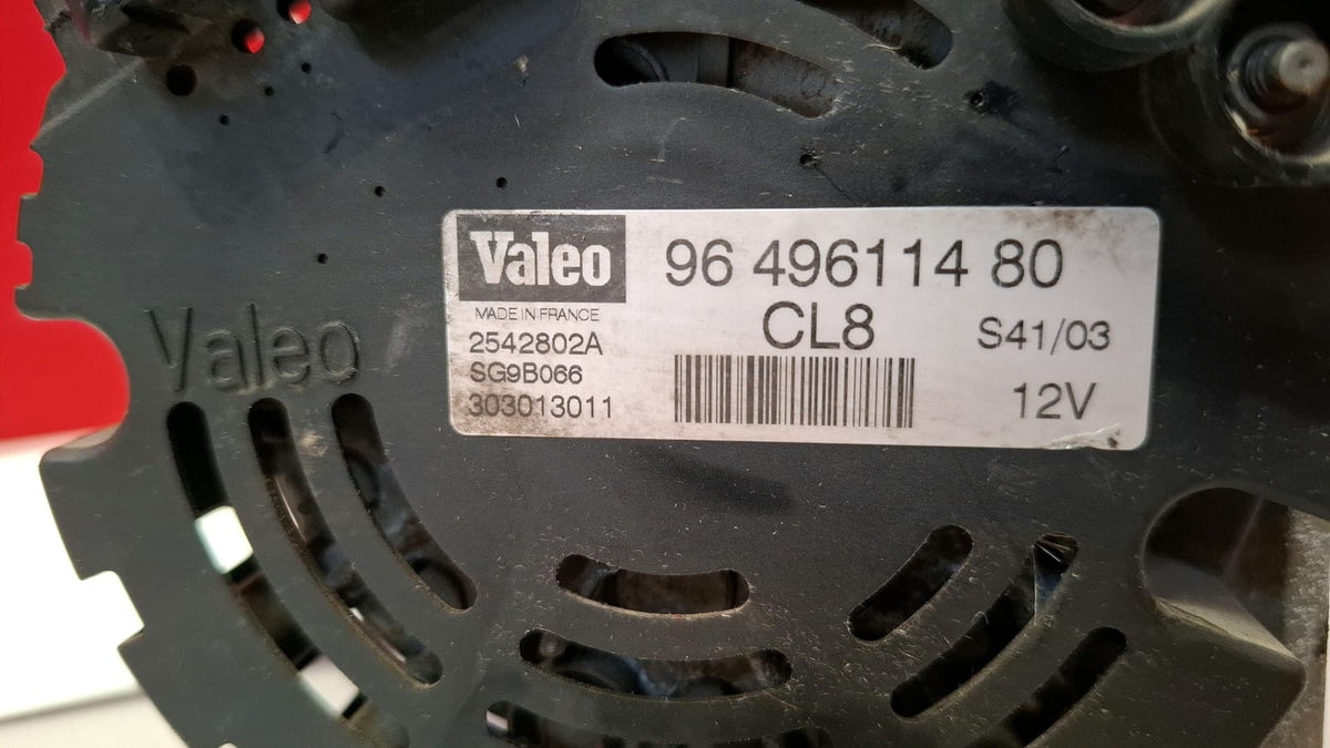 Alternador Peugeot 307 2004 9649611480