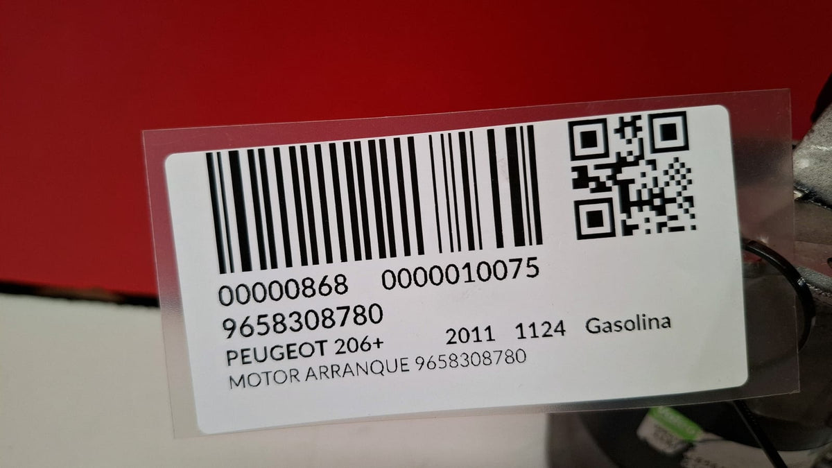 Motor Arranque Peugeot 206+ 2011 9658308780