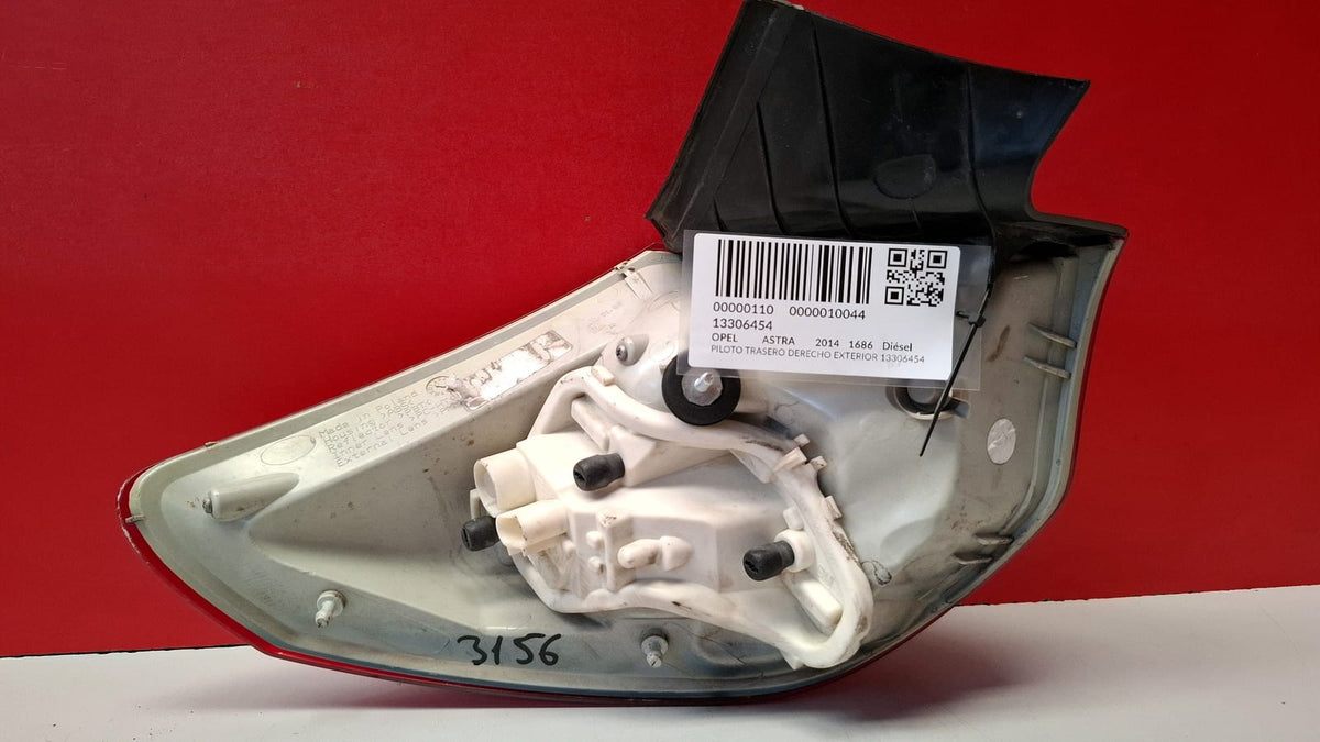 Piloto Trasero Derecho Exterior Opel Astra 2014 13306454 13306454