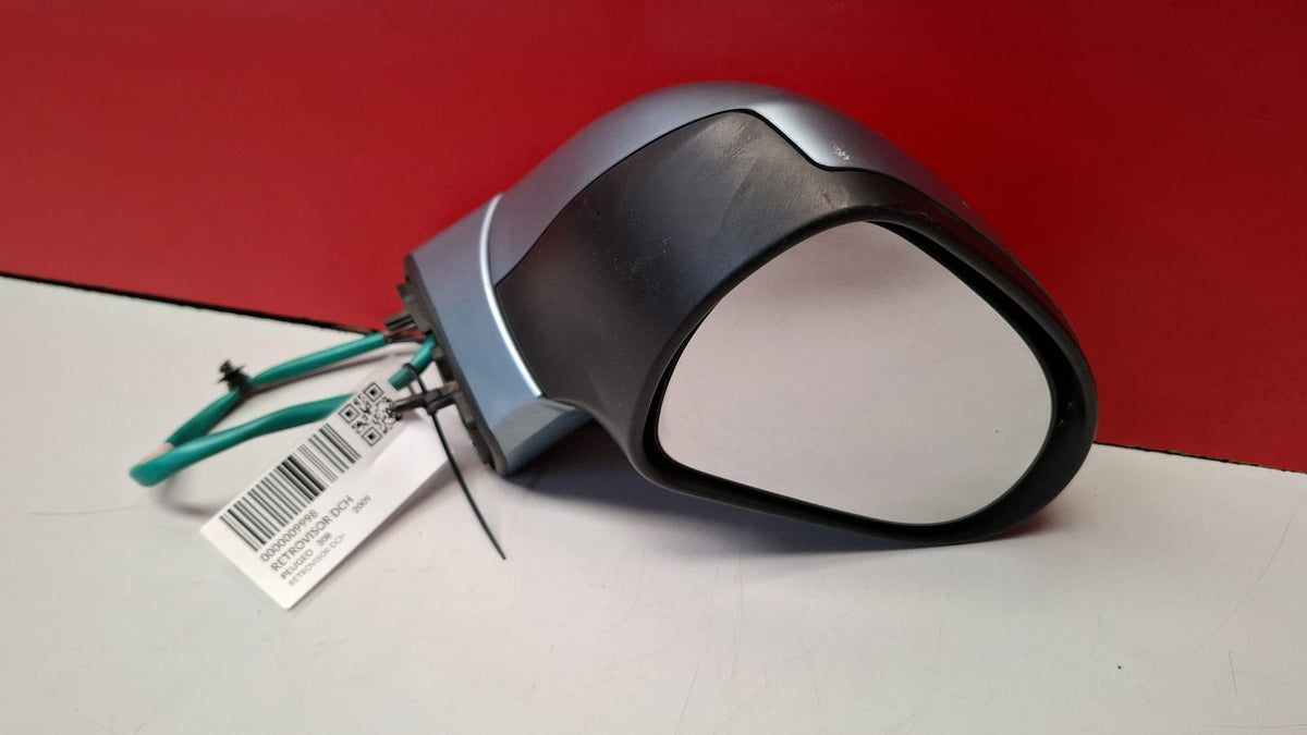 Retrovisor Derecho Calefactable con 2 Conectores, Conector Principal 6 Pines y Segundo Conector 2 Pines Peugeot 308 Año 2009 Peugeot 308 2009 RETROVISOR DCH RETROVISOR DCH