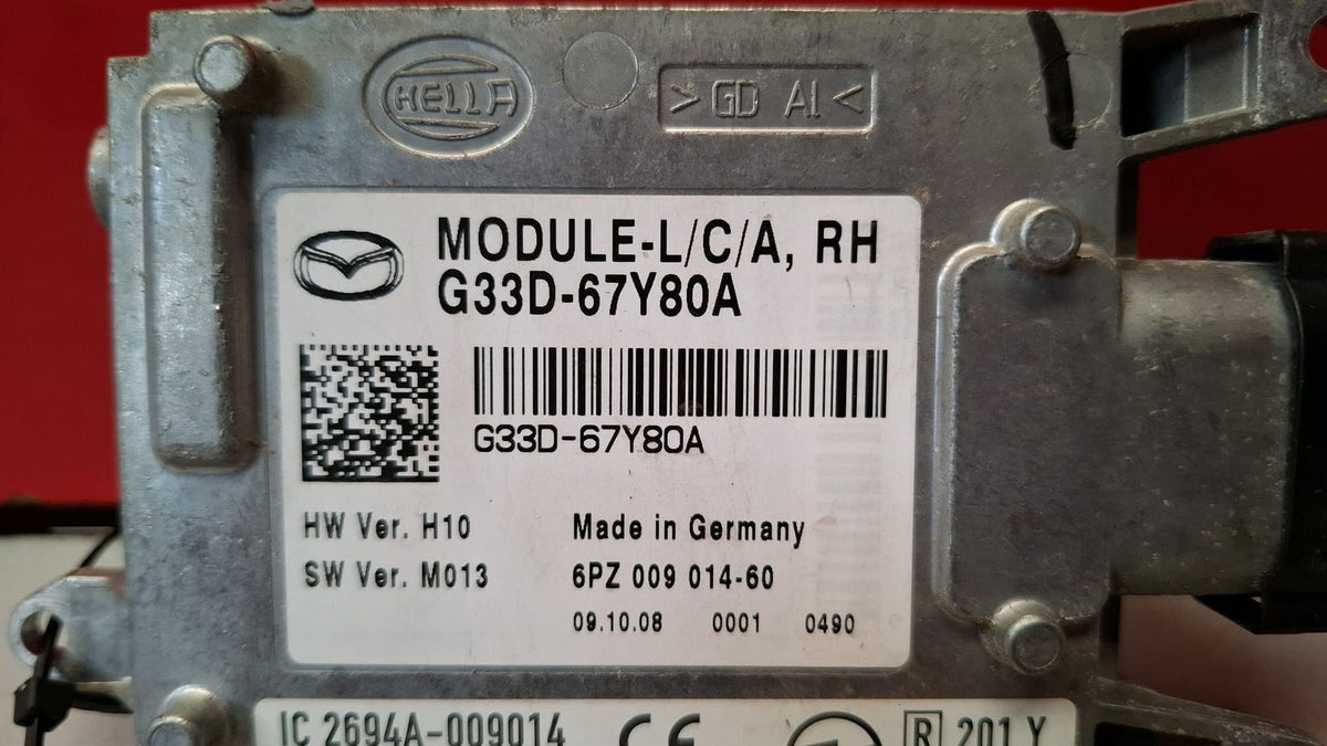 Modulo Electronico Mazda 6 2010 G33D67Y80A
