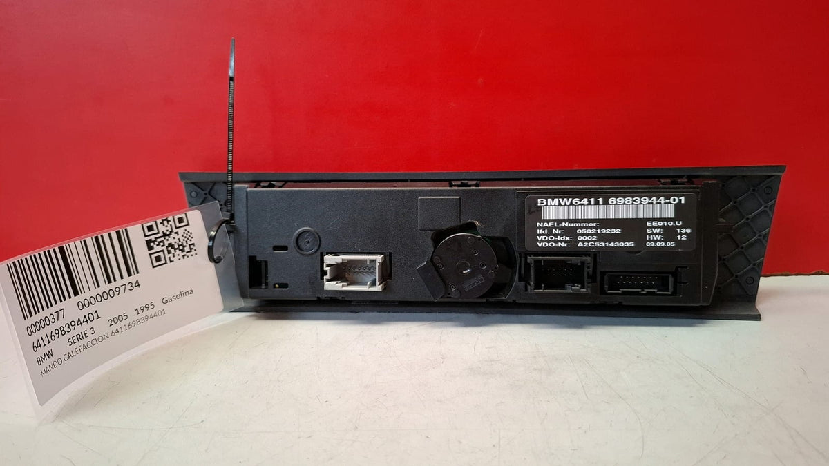 Mando Calefaccion Bmw Serie 3 2005 6411698394401