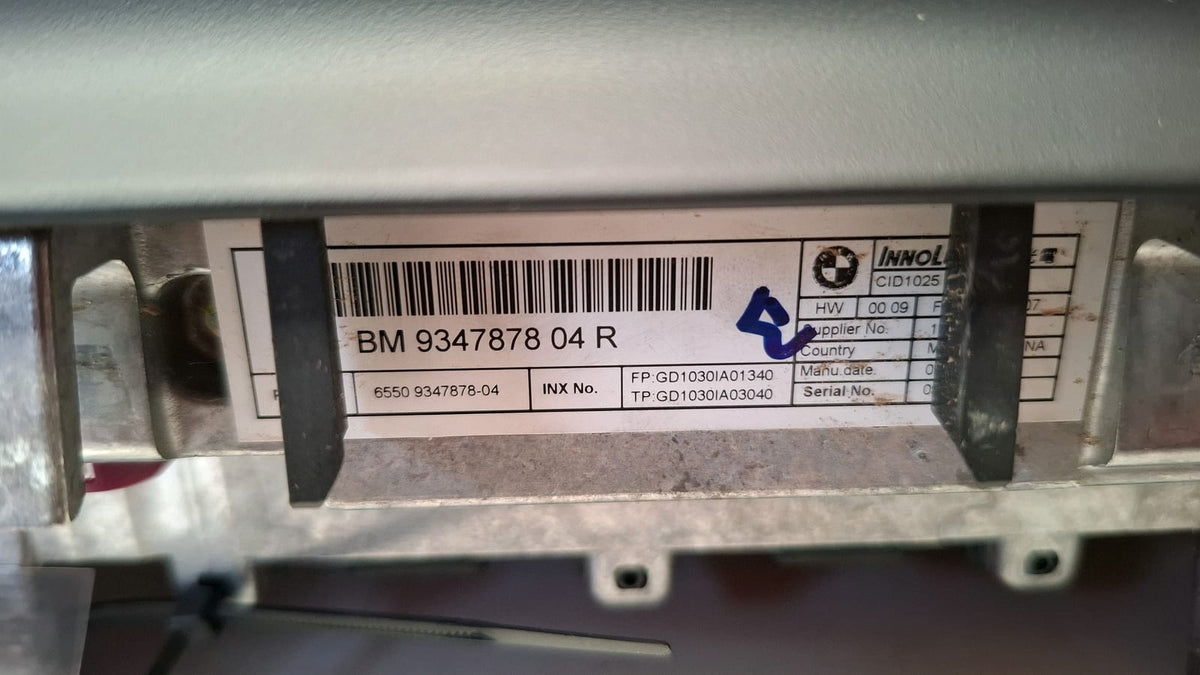 Pantalla Navegador Bmw X5 2016 9347878 9347878
