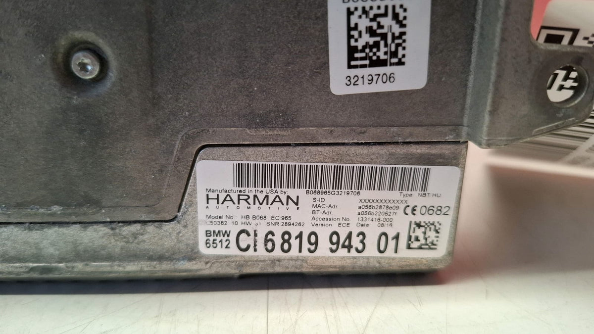 Sistema Navegacion GPS Bmw X5 2016 65126819943 65126819943