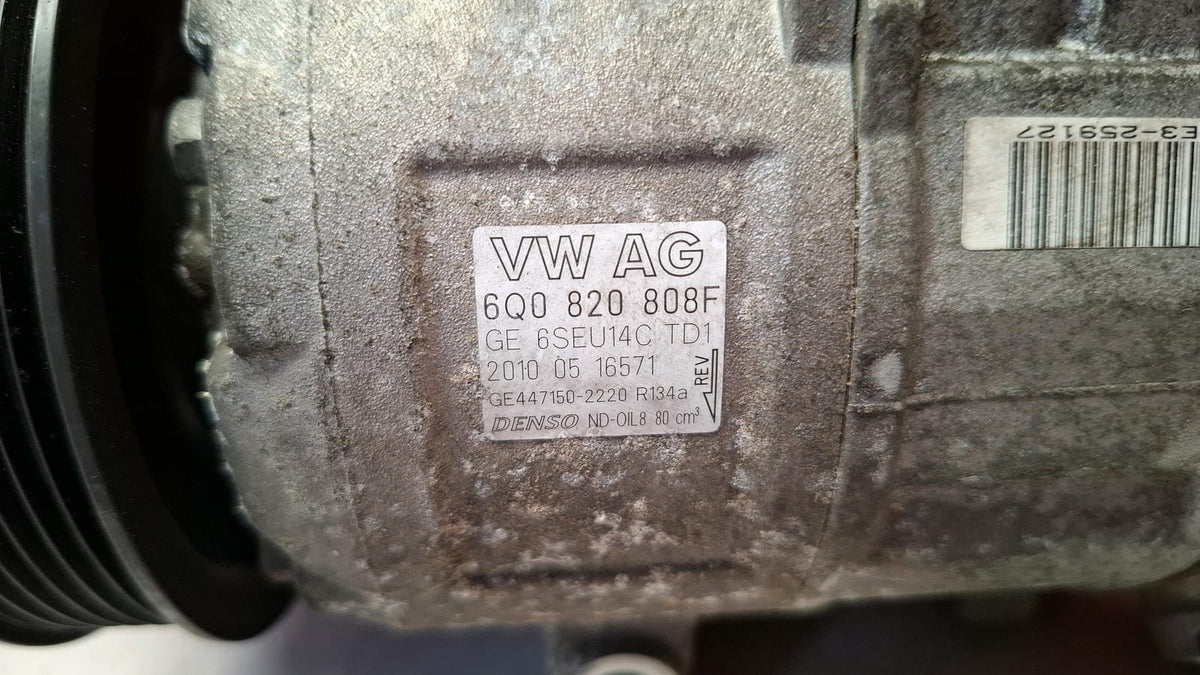 Compresor Aire Acondicionado Seat Ibiza 2011 6Q0820808F 6Q0820808F