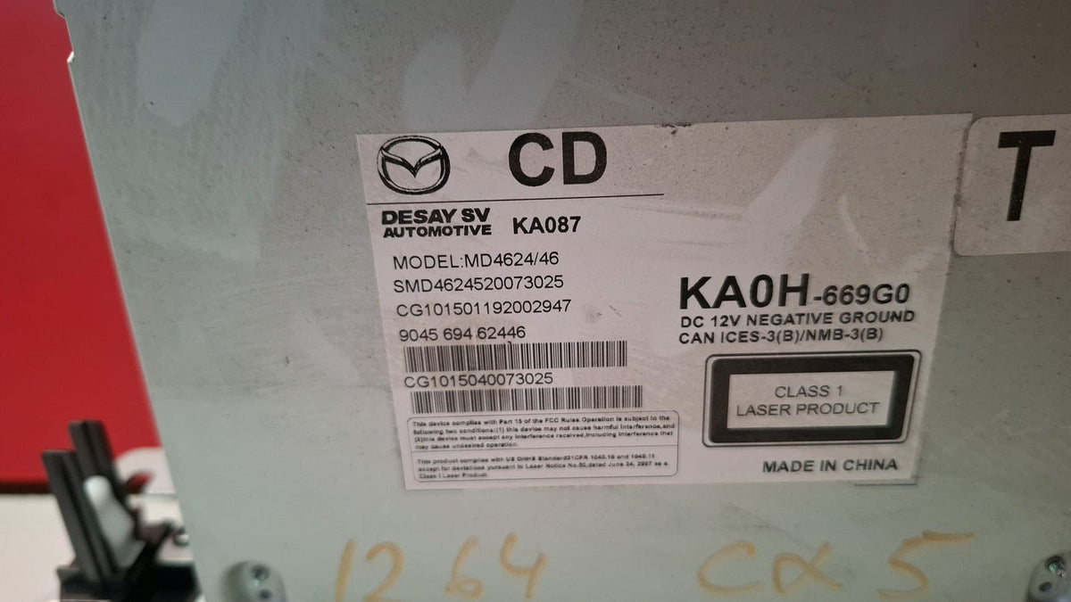 Pantalla Multifuncion Mazda CX-5 2015 KA0T611J0A