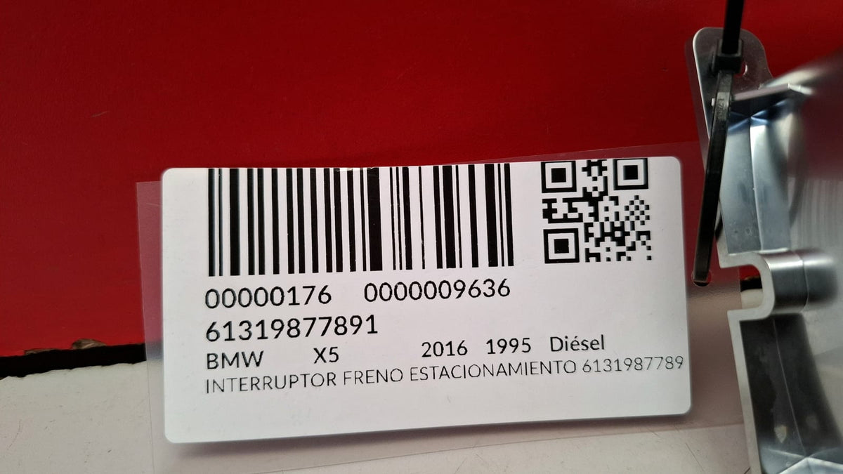 Interruptor Freno Estacionamiento Bmw X5 2016 61319877891 61319877891
