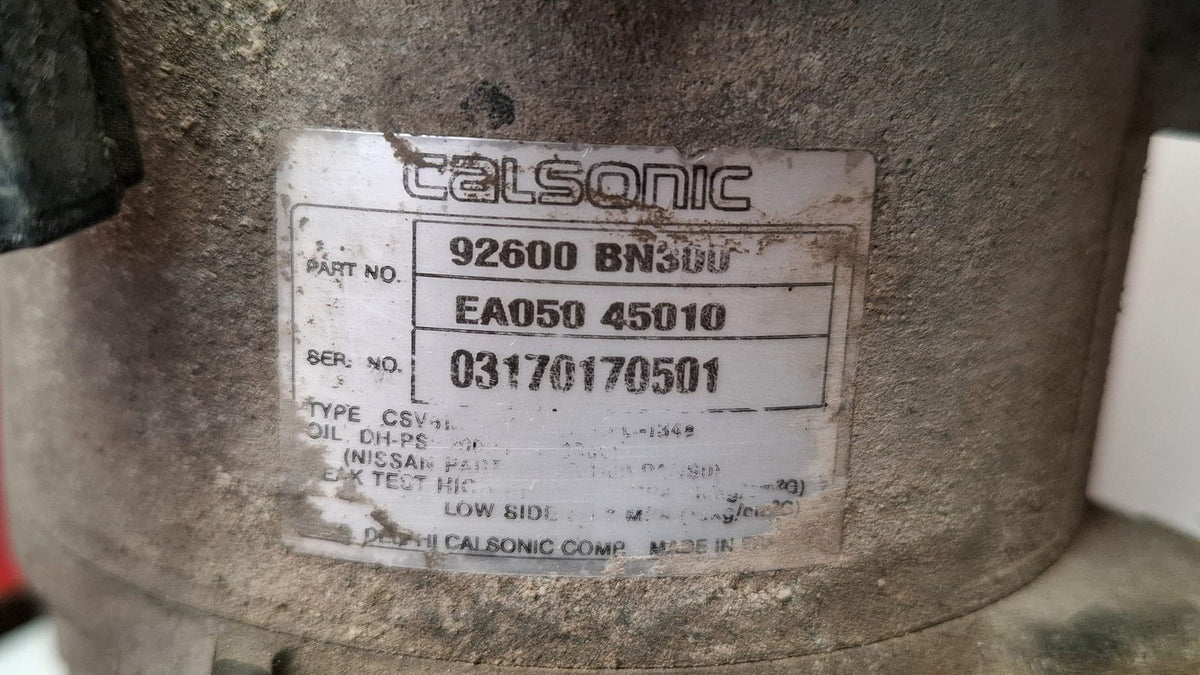 Compresor Aire Acondicionado Nissan Almera 2000 92600BN300 92600BN300