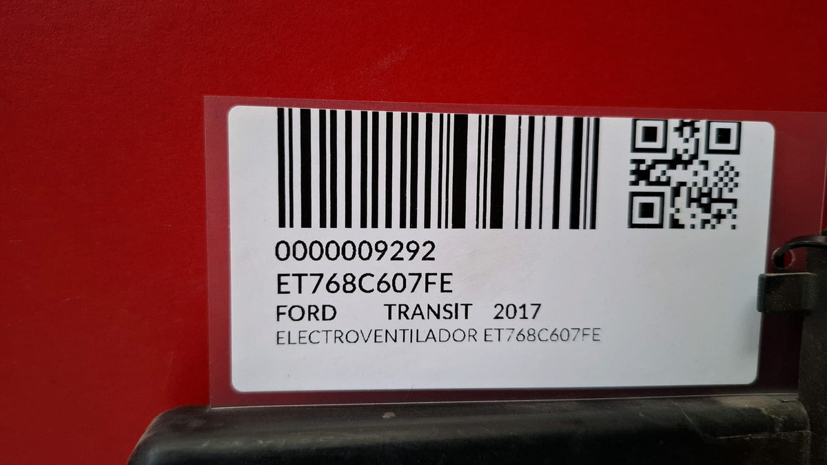 Electroventilador Ford Transit Courier 2020 ET768C607FE