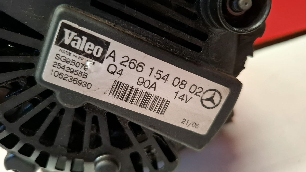 Alternador 90A Mercedes A 150 2006 A2661540802