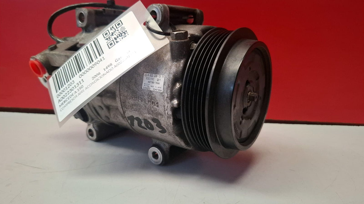 Compresor Aire Acondicionado Mercedes A 150 2006 A0022301311 A0022301311