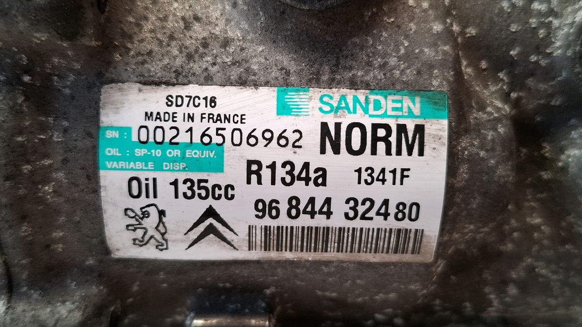 Compresor Aire Acondicionado Citroen C4 Picasso 2009 9684432480