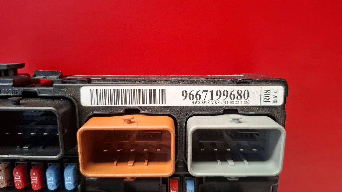Caja Fusibles Bsm R08 Peugeot 207 2009 966719680 966719680