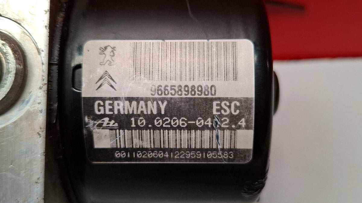 ABS / 1009603923 Peugeot 207 2009 9665898980 9665898980