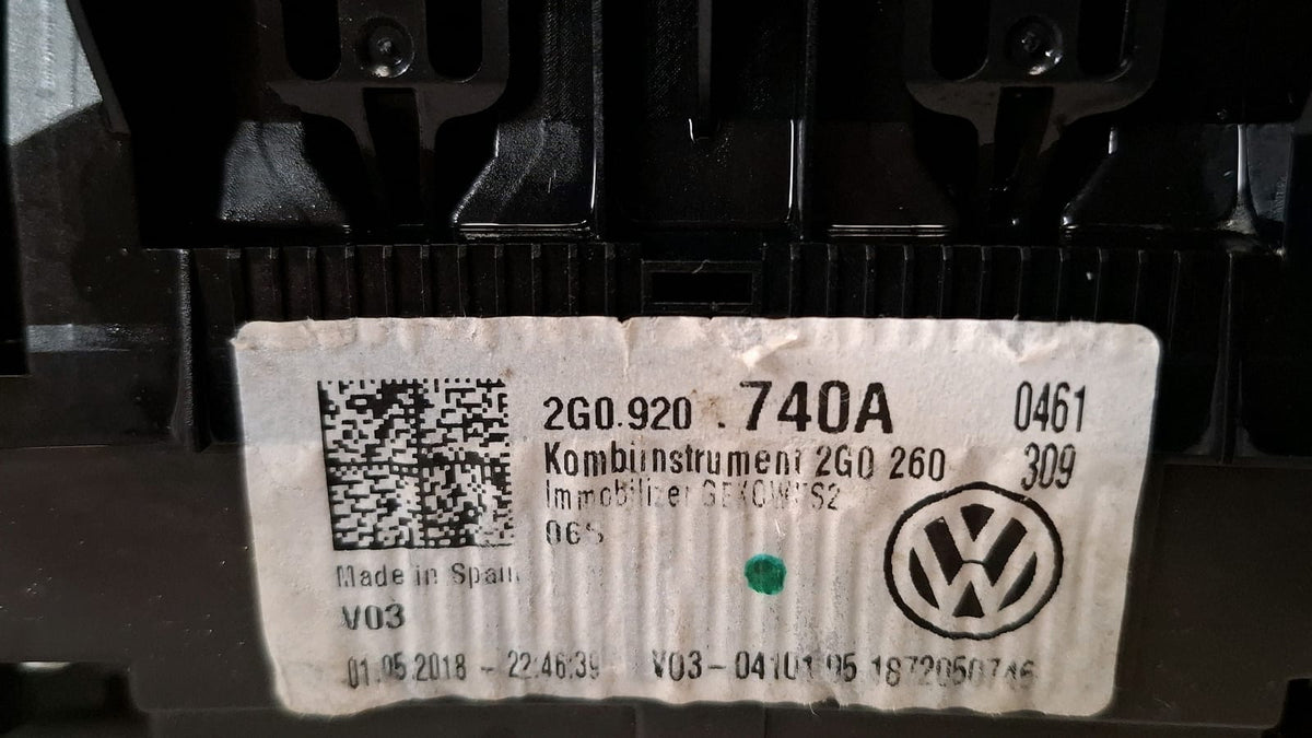 Cuadro Instrumentos Volkswagen Polo 2018 2G0920740A