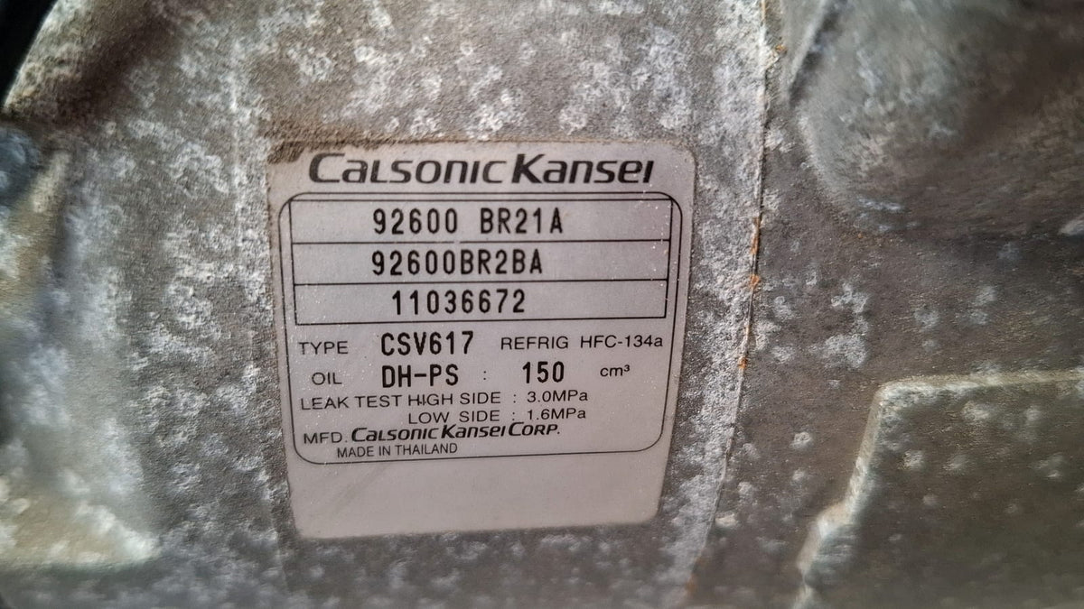 Compresor Aire Acondicionado Nissan Qashqai 2009 92600BR21A 92600BR21A