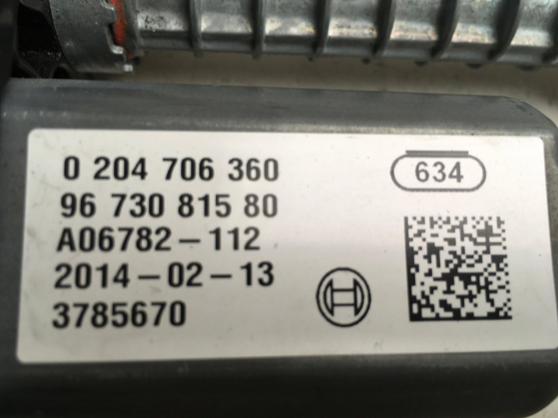 Freno mano Peugeot 5008 I - 9673081580