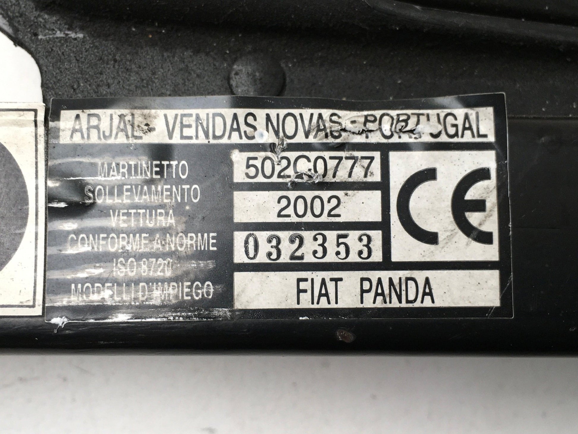 Gato Fiat panda 1 - 502C0777