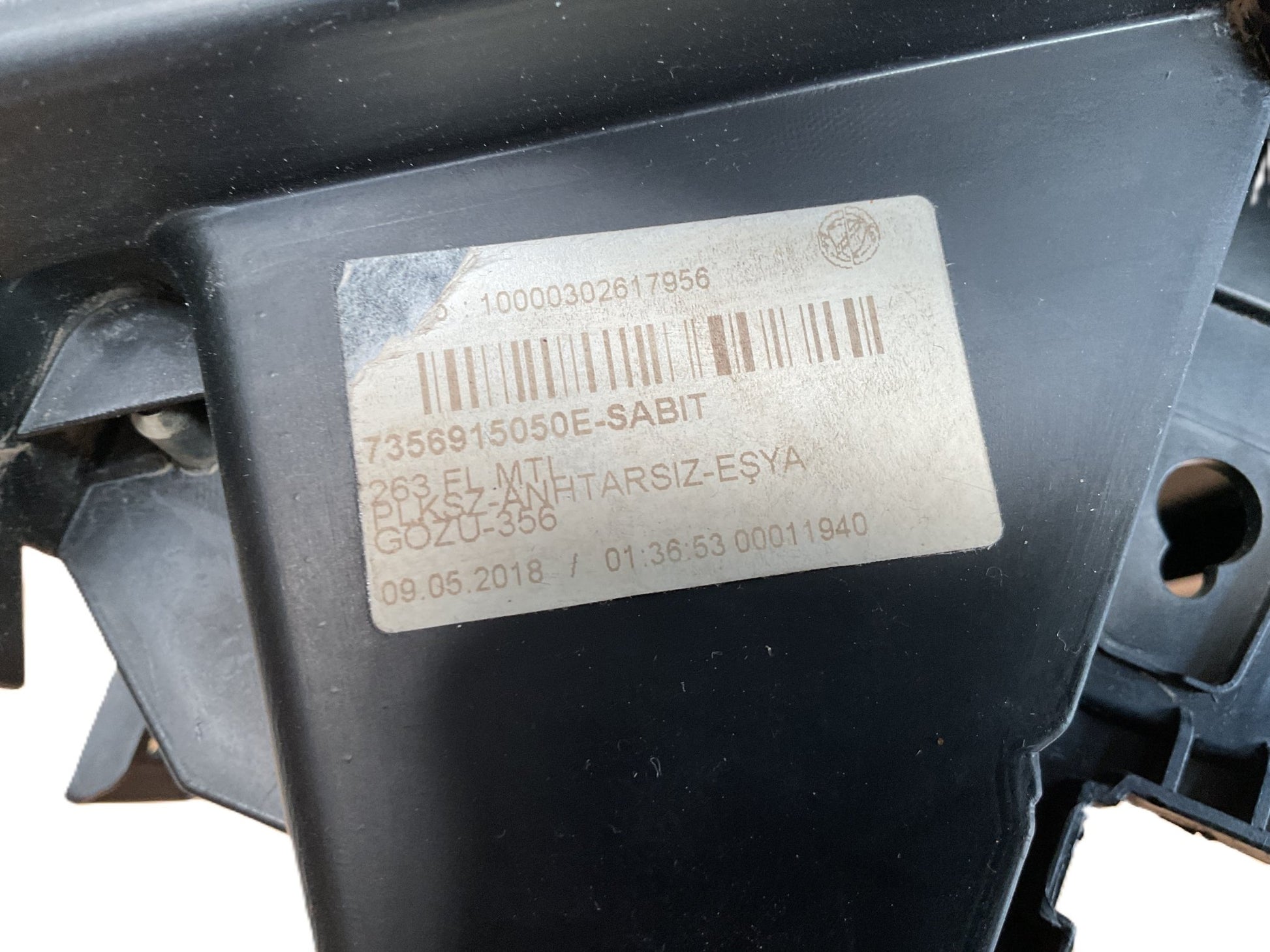 Guantera Fiat Doblò II Cargo (263) 10-22 - 735549315
