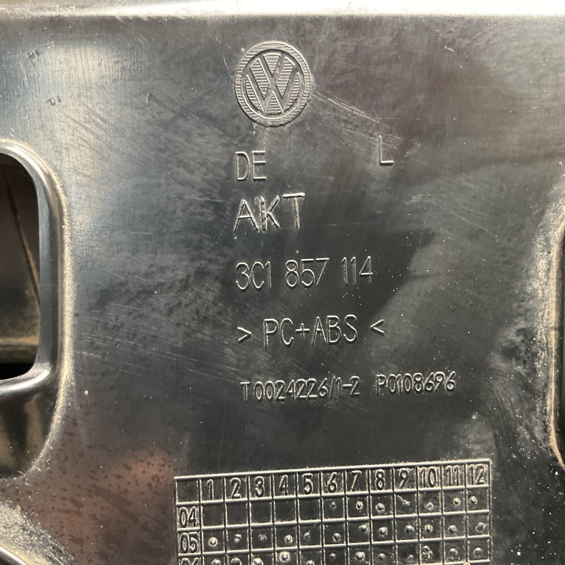 Guantera VW Passat B6 05-11 - 3C1857114