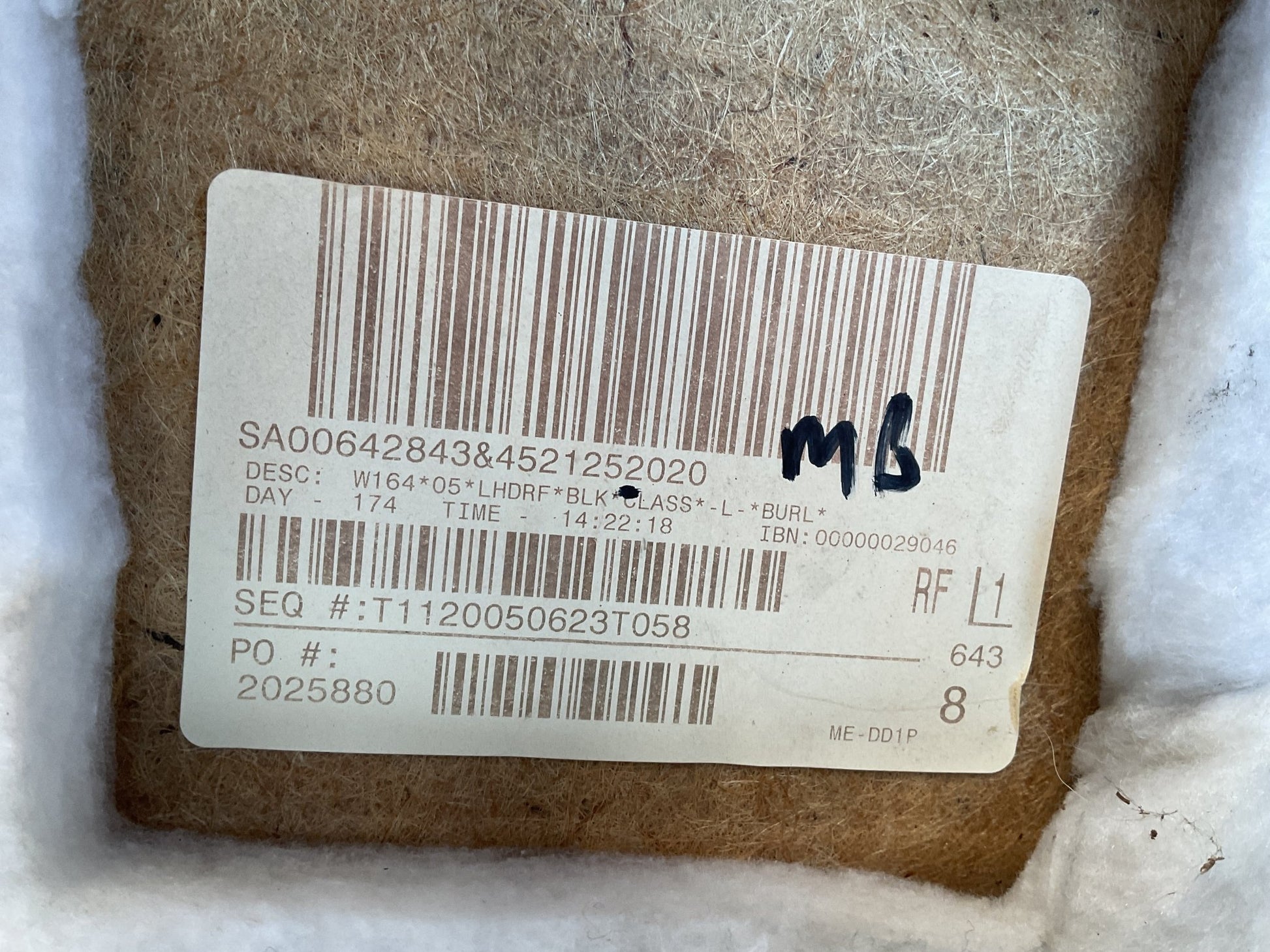 Guarnecido del dcha Mercedes W164 05-11 - A1647201470
