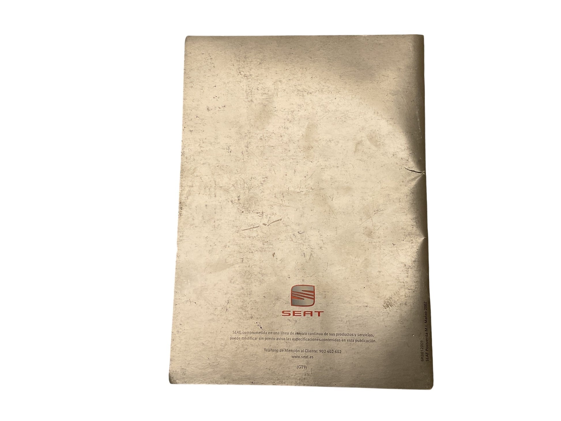 Guia de Servicios Seat 6K0012009 - 6K0012009