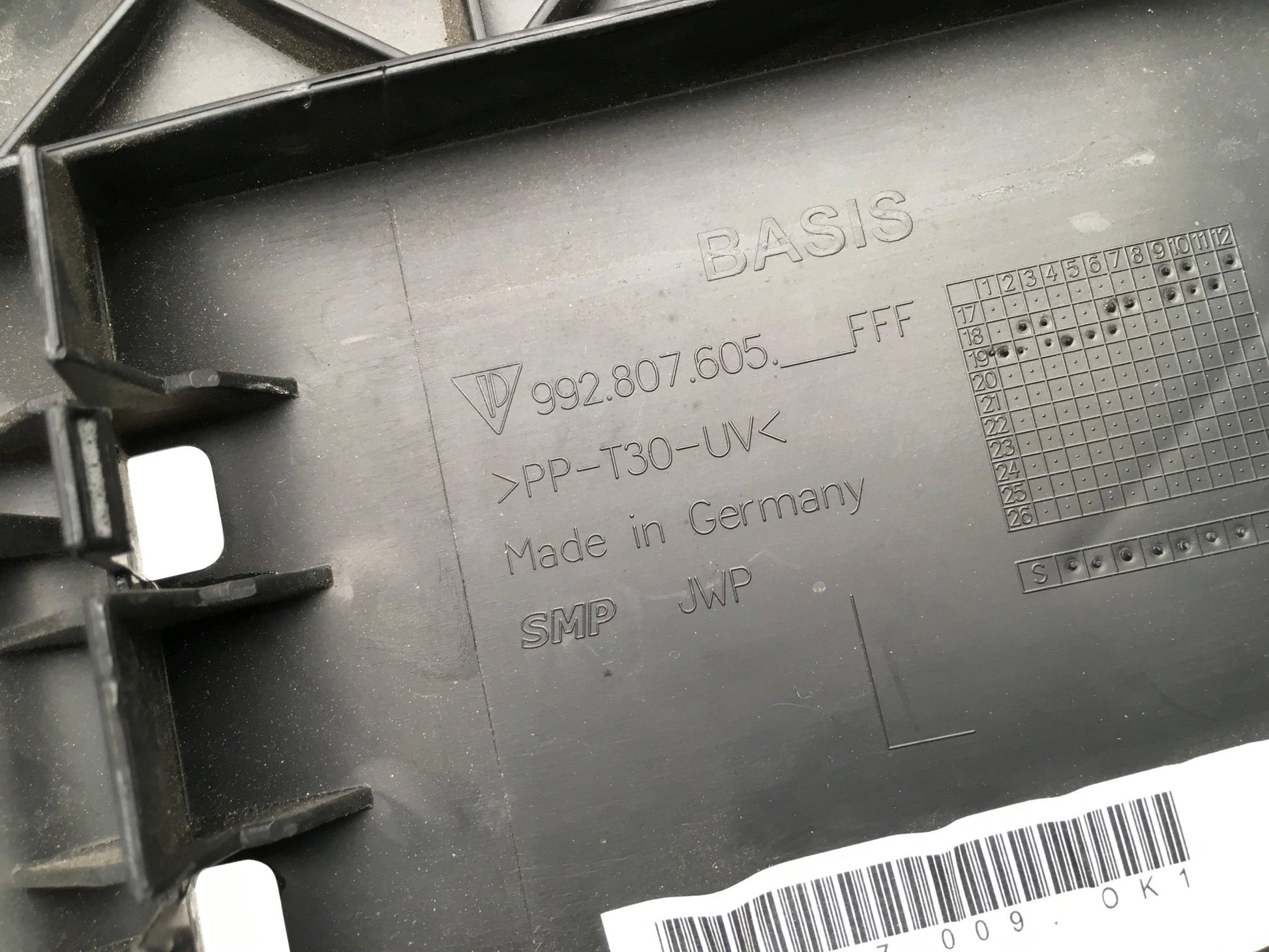 Guia izq Paragolpes trasero Porsche 911 992 - 992807605