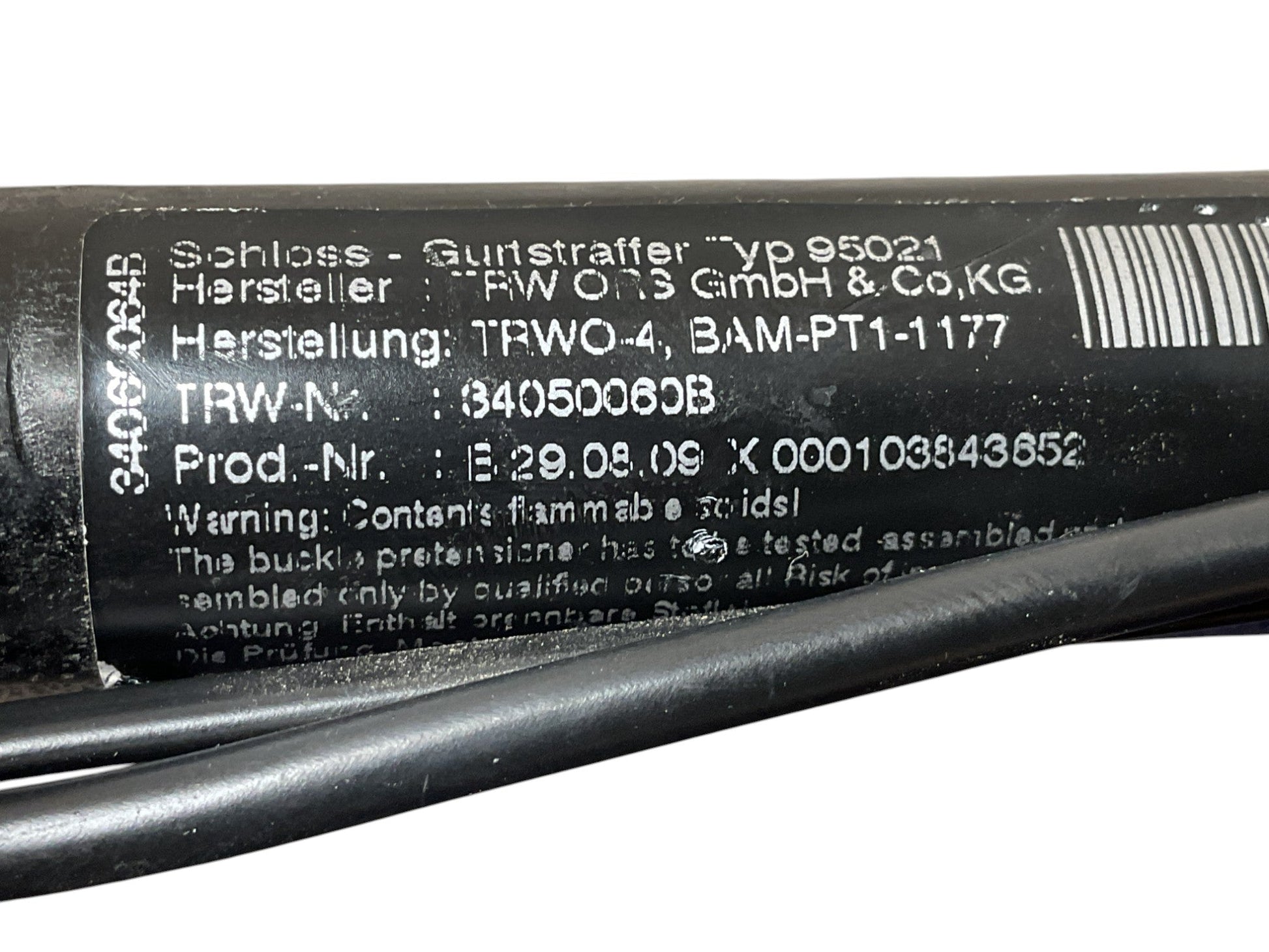 Hebilla Cinturon del izq BMW E81 E90 - 34050060B