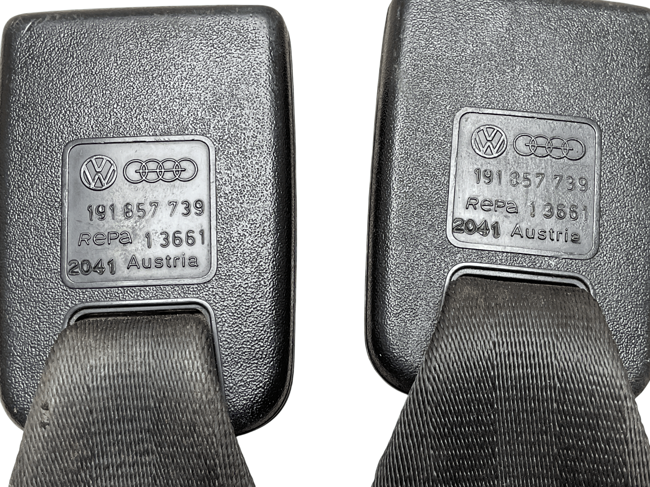 Hebilla cinturon tra centro dcho VW Golf 83-92 - 191857739