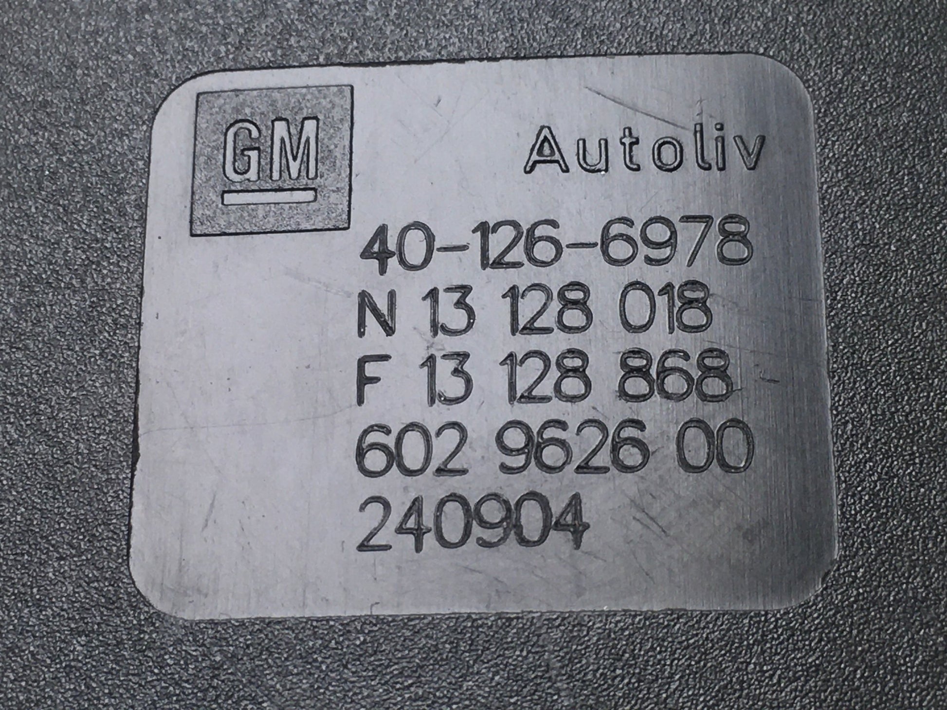 Hebilla cinturon trasero Opel Astra H - 602962600