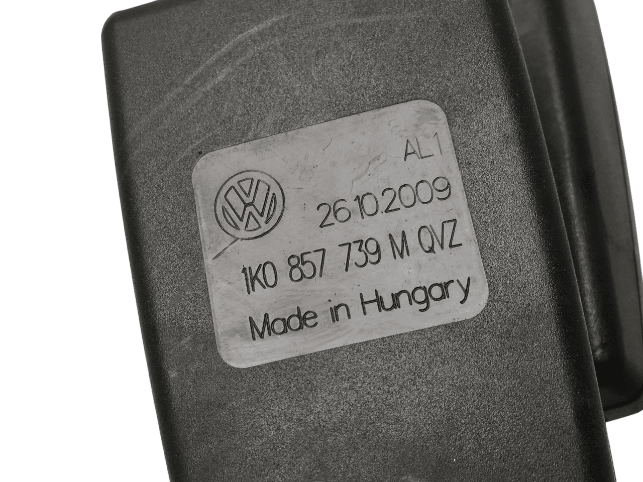 Hebilla trasera central VW Golf V VI - 1K0857739M