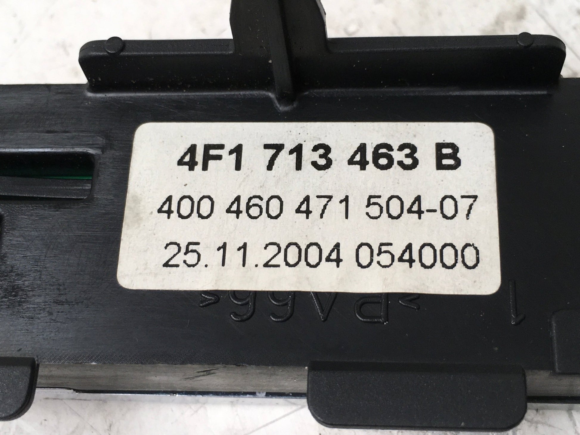 Indicador Palanca cambios Audi A6 C6 - 4F1713463B _