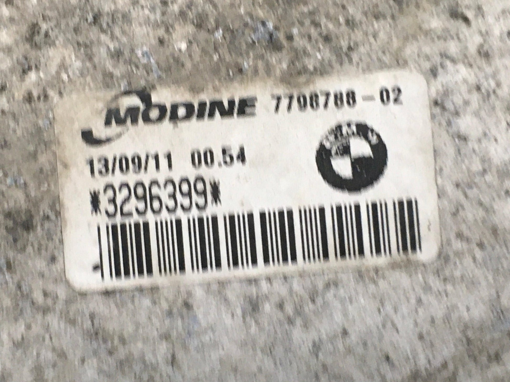 Intercooler BMW 3296399 - 7796788