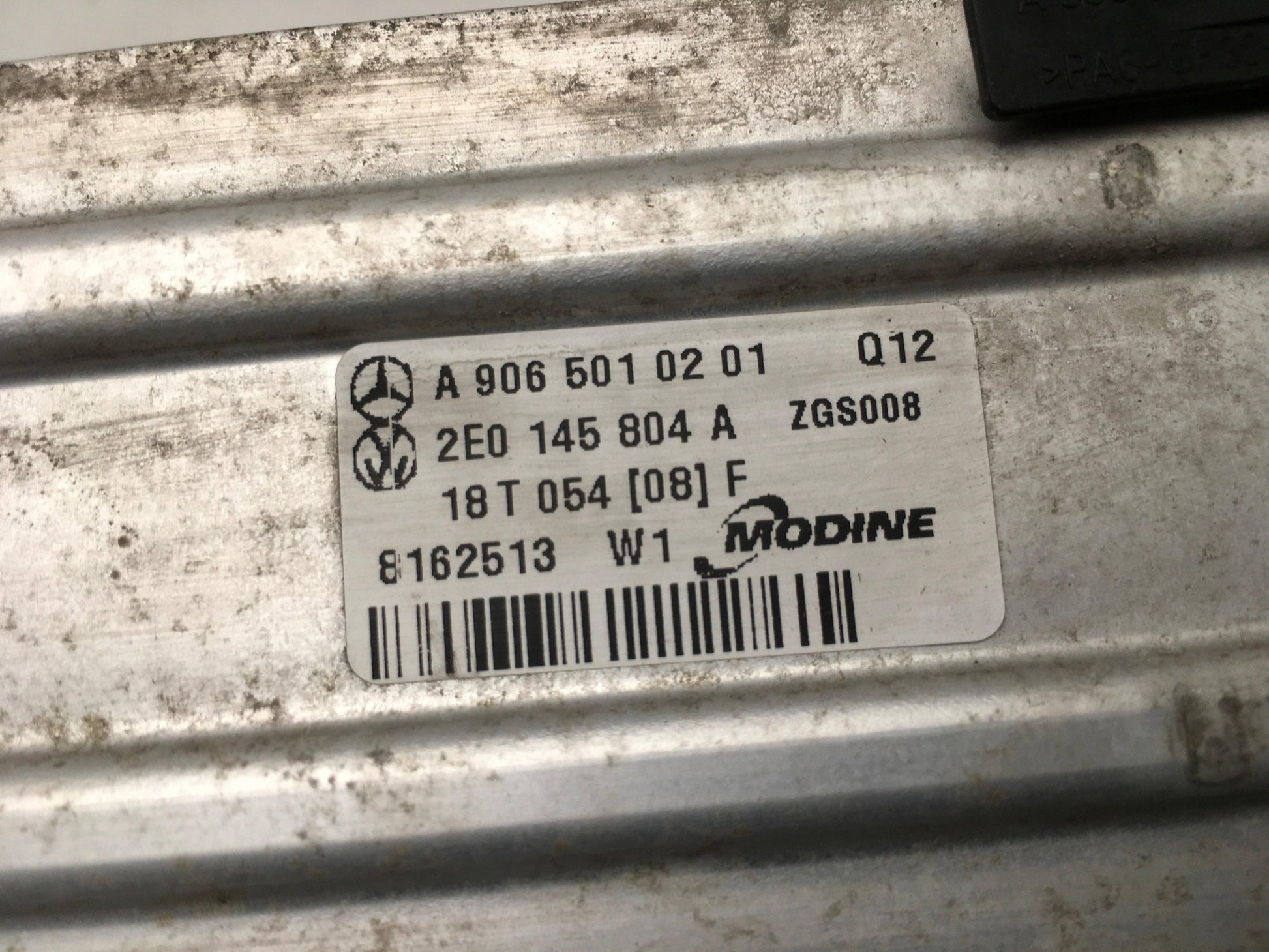 Intercooler Mercedes Sprinter A9065010201 - A9065010201