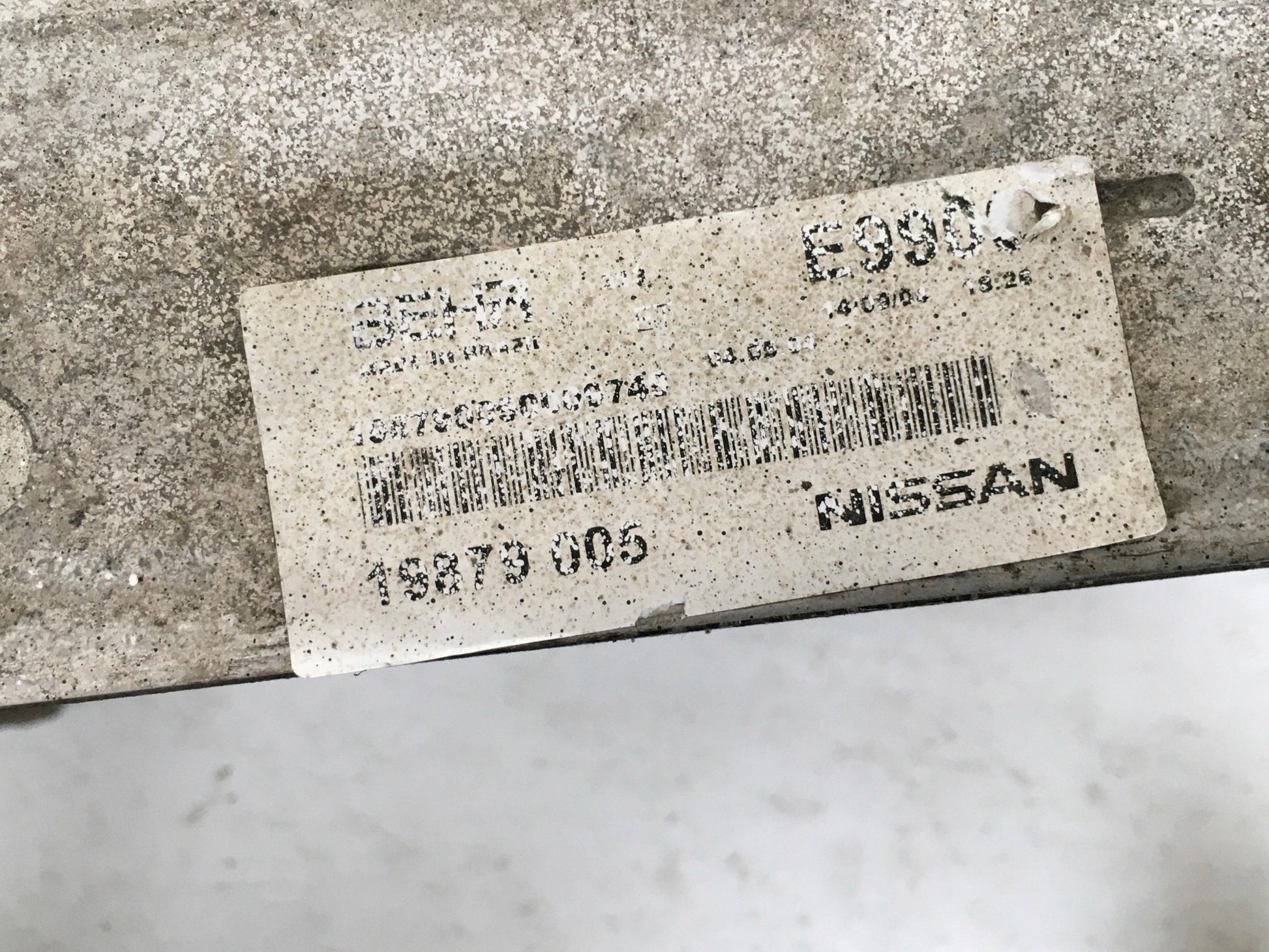 Intercooler Nissan 19879005 - 19879005