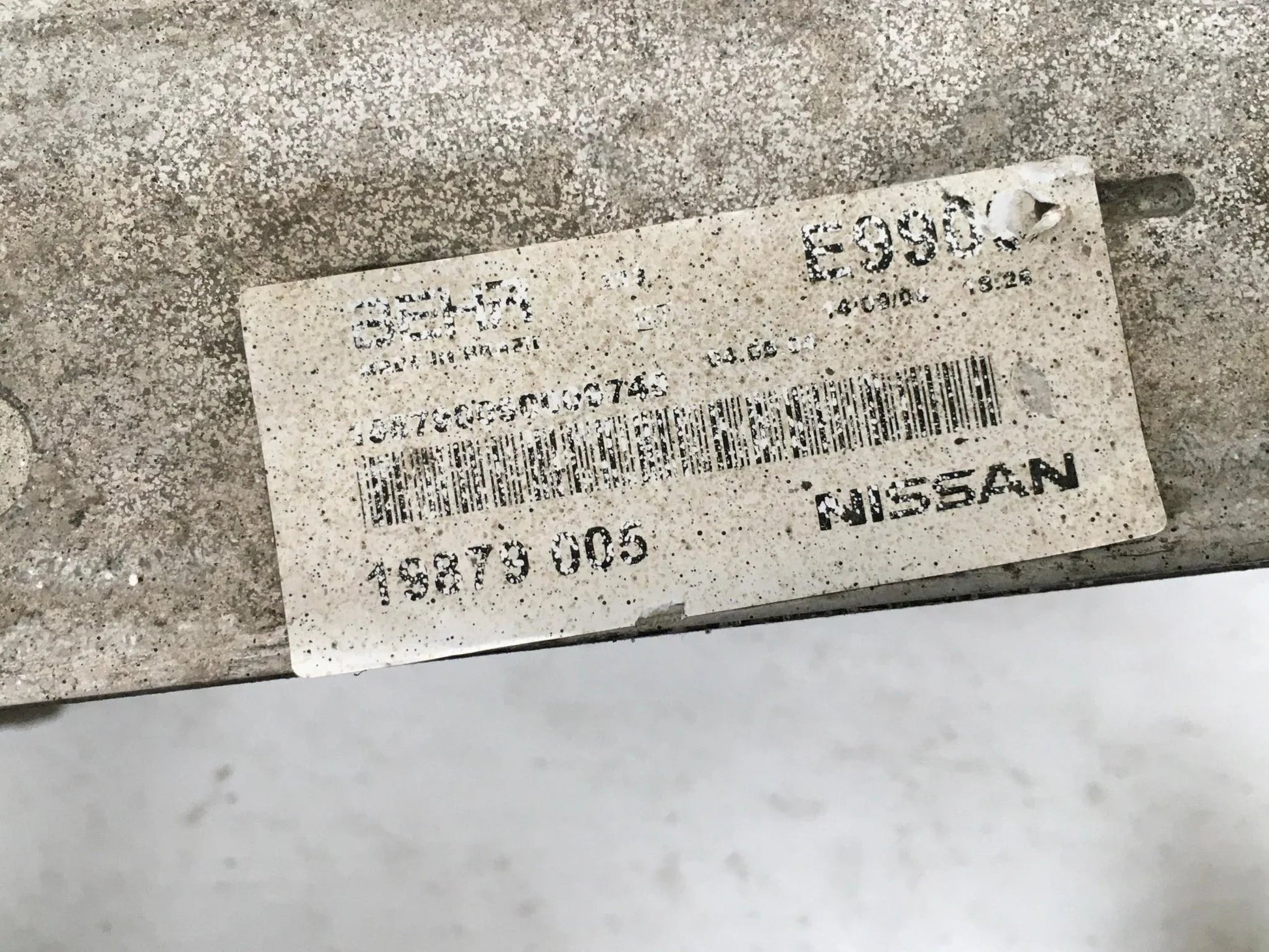 Intercooler Nissan 19879005