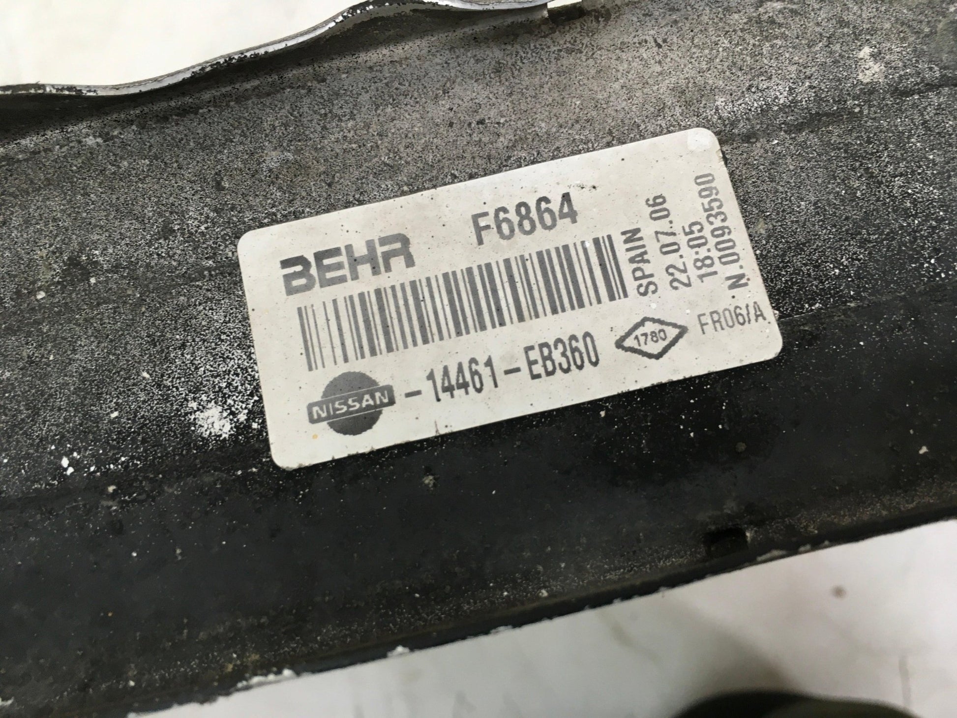 Intercooler Nissan Frontier 2/ Nissan Pathfinder 3 - 14461EB360