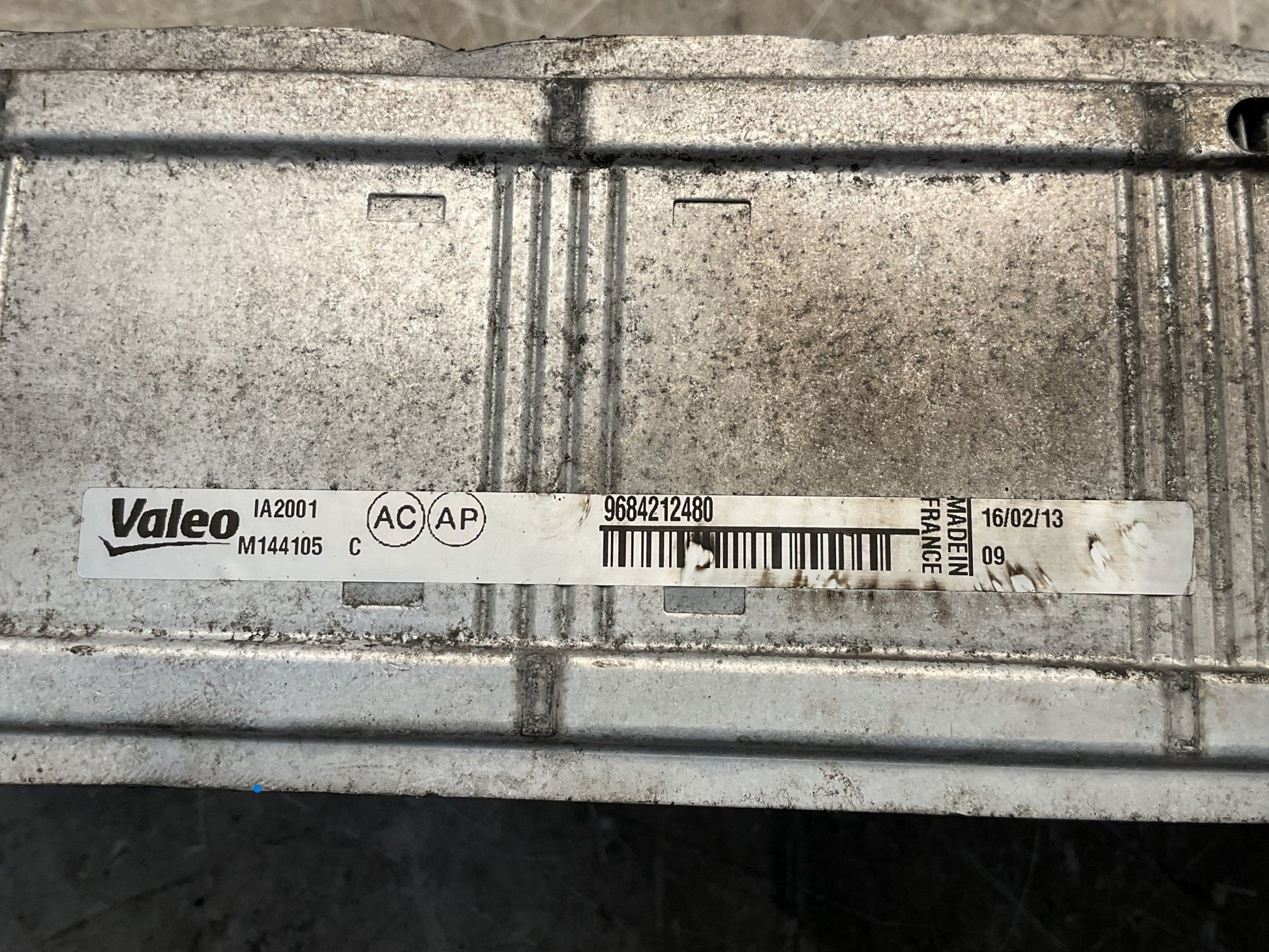 Intercooler PSA 1.6 HDi 9684212480 - 9684212480