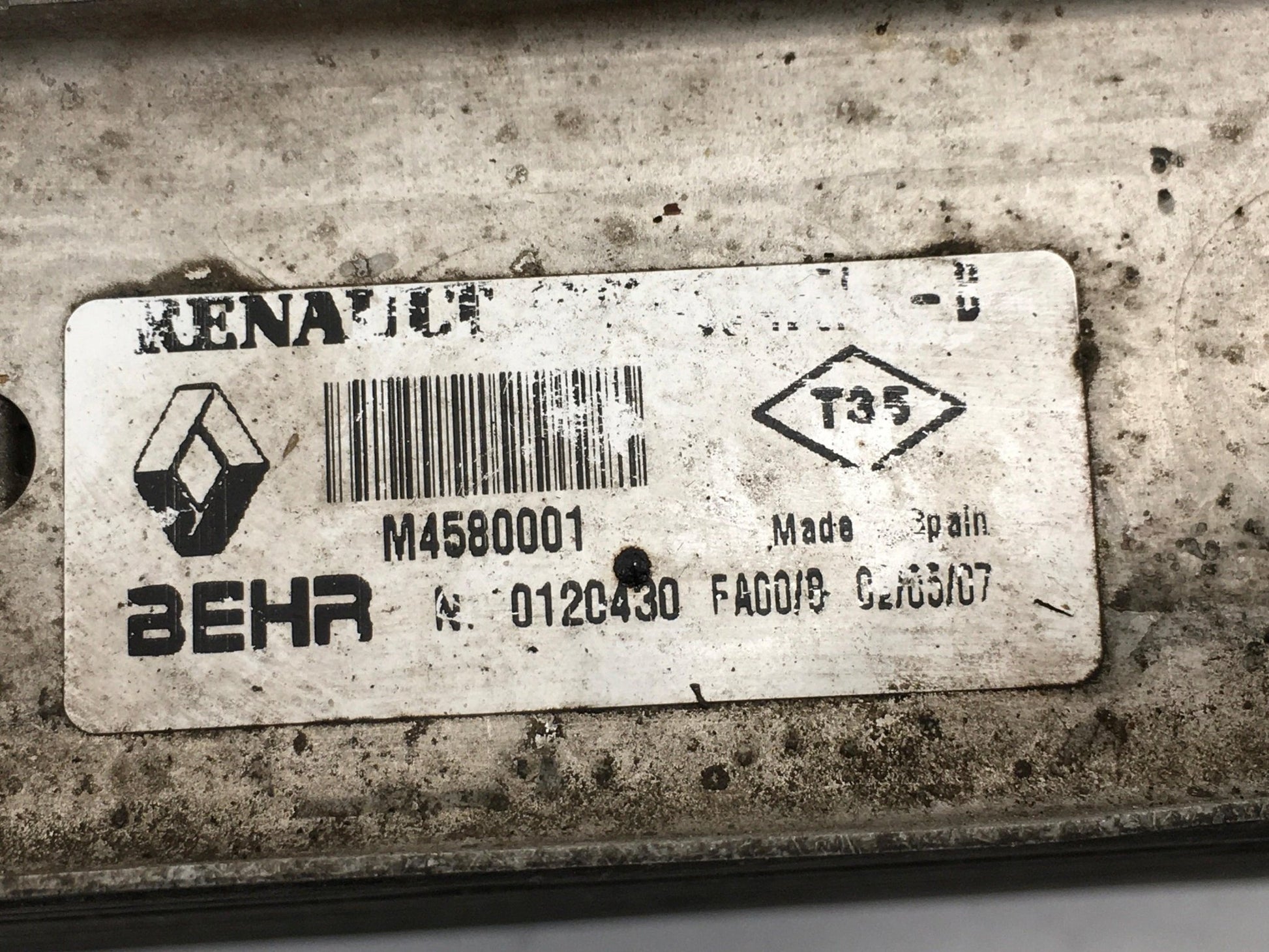 Intercooler Renault Megane II RS - 8200468425b