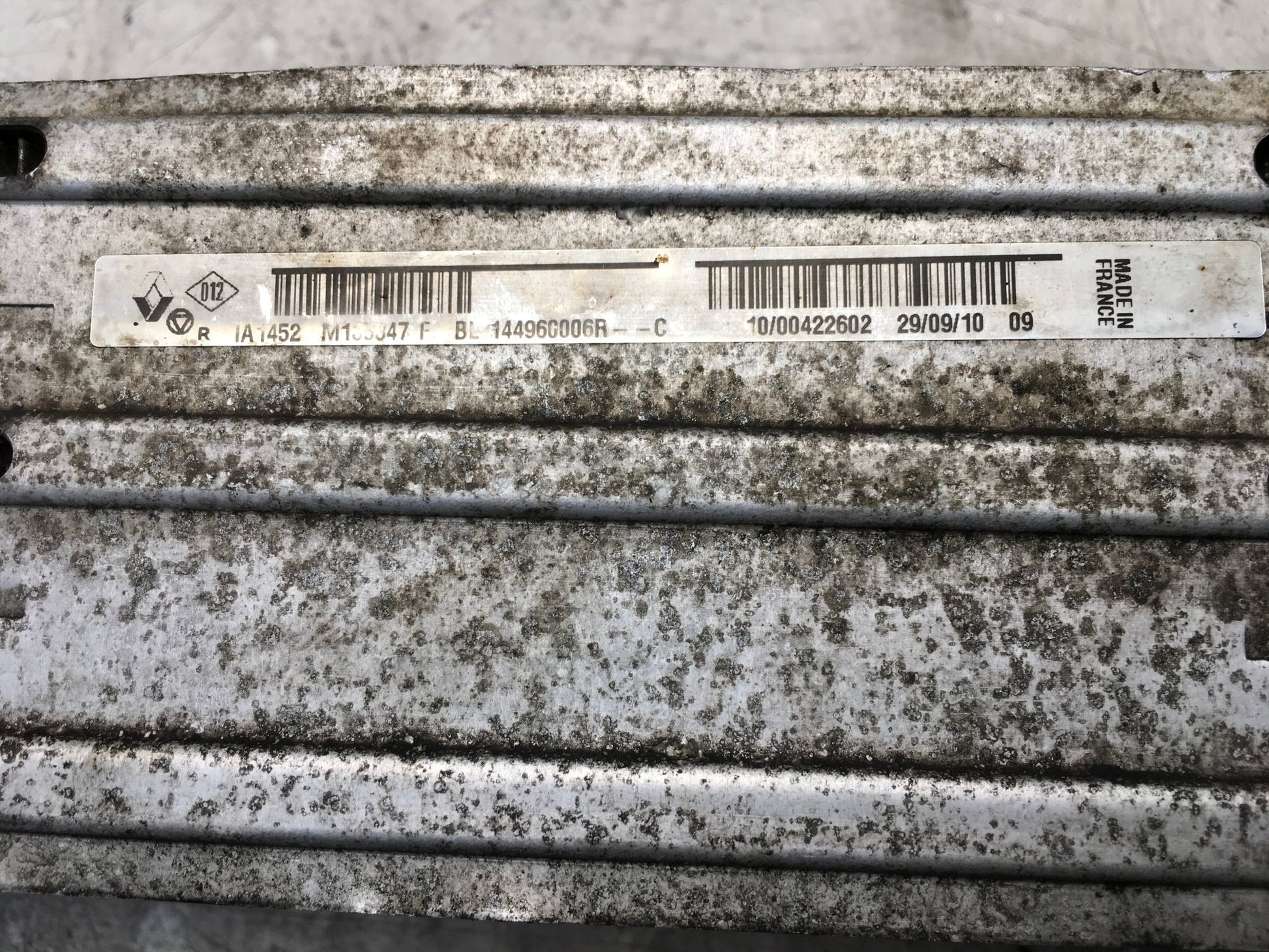 Intercooler Renault Megane III Scenic III - 144960006R