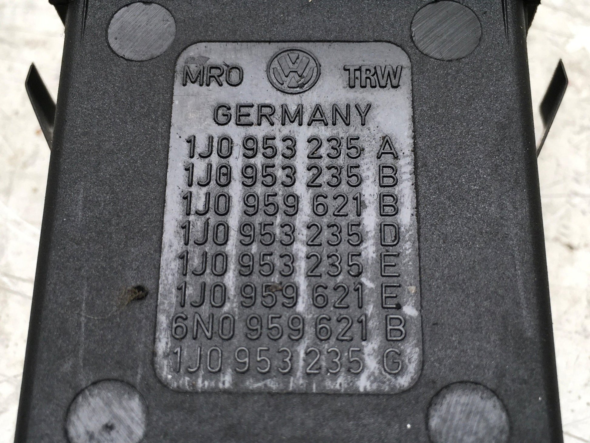 Interruptor Luna calefactable VW 6N0959621B - 6N0959621B _